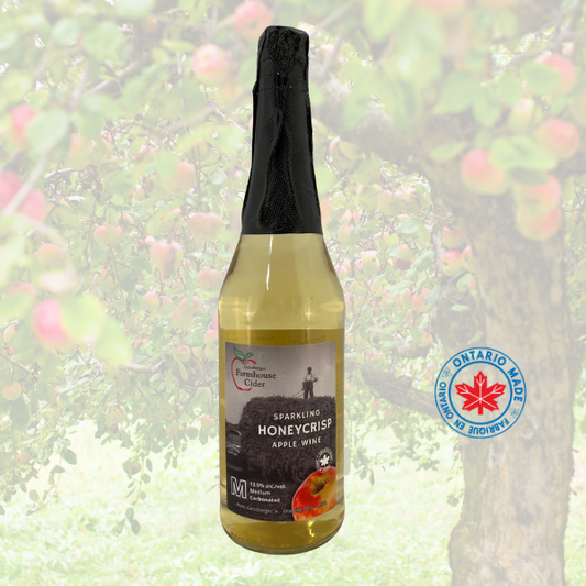 Sparkling Honeycrisp Apple Wine