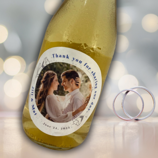 Custom Printed 3" Photo Labels for Weddings or Events