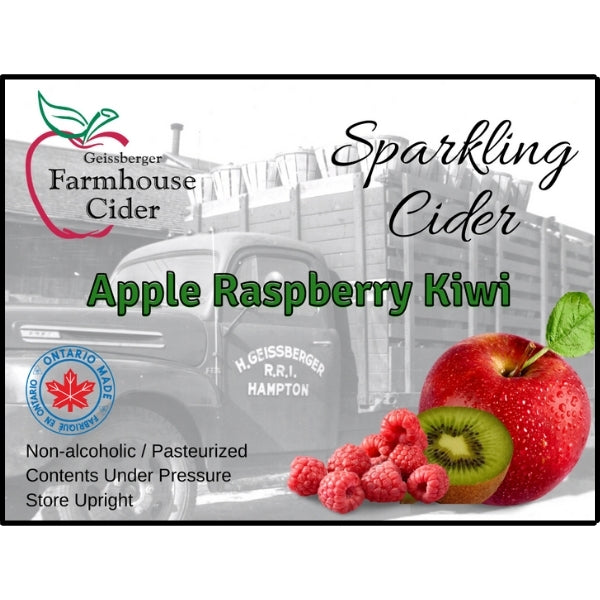 Sparkling Apple Raspberry Kiwi Cider