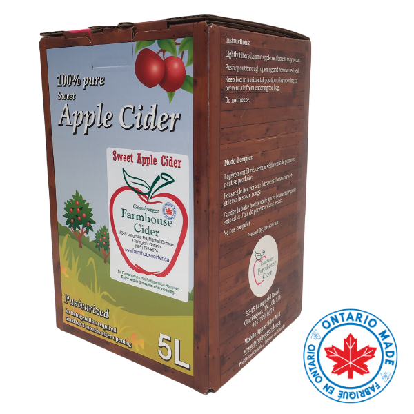 Apple Cider - 3 & 5 Litre (Bag-in-Box)
