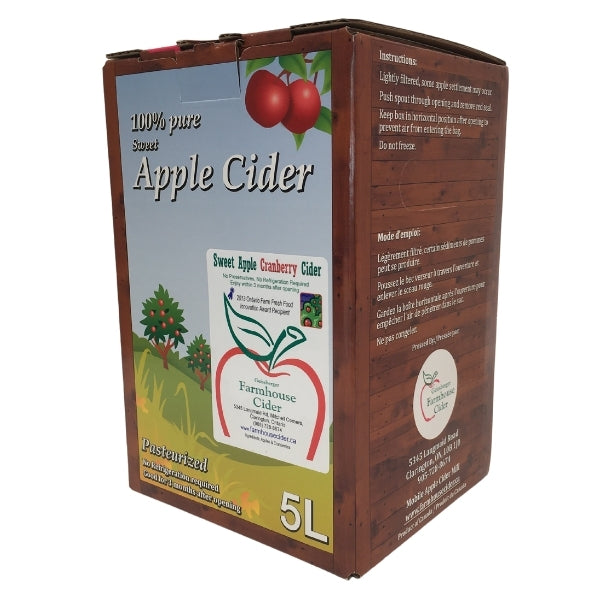 Apple Cranberry Cider - 3 & 5 Litre (Bag-in-Box)