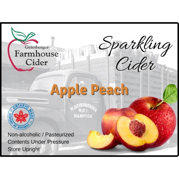 Sparkling Apple Peach Cider