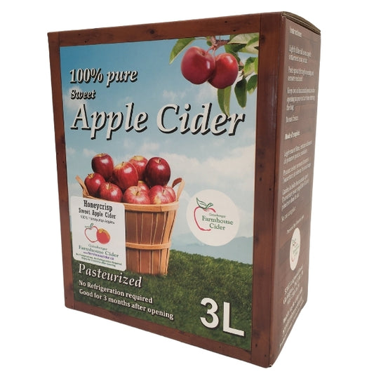 Honeycrisp Sweet Cider - 3 or 5 Litre (Bag-in-Box)